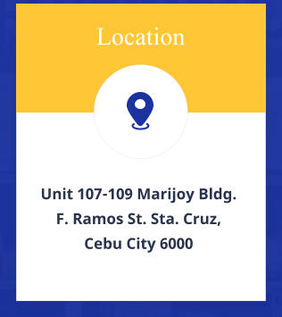 Location Unit 107-109 Marijoy Bldg.  F. Ramos St. Sta. Cruz,  Cebu City 6000