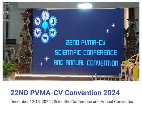 22ND PVMA-CV Convention 2024  December 12-13, 2024 | Scientific Conference and Annual Convention